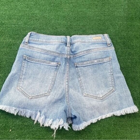 Forever 21 Light Blue Distressed Jean Shorts Size S - Picture 6 of 6